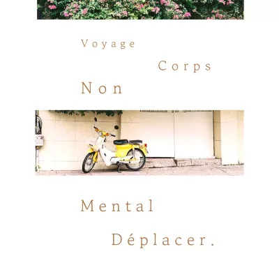 Un simple billet sentimental en marron et vert