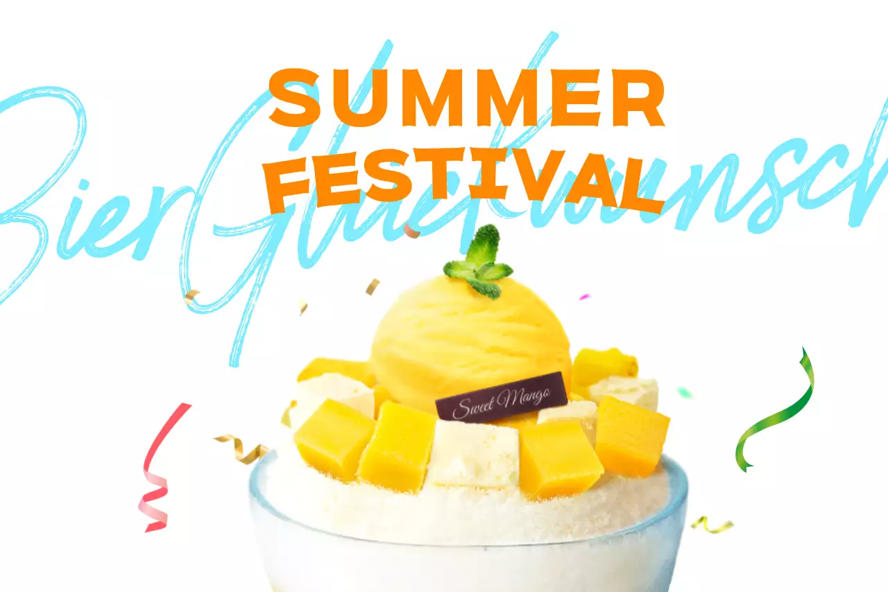 Von Sommerfestivals inspirierte Getränke und Schreibwaren