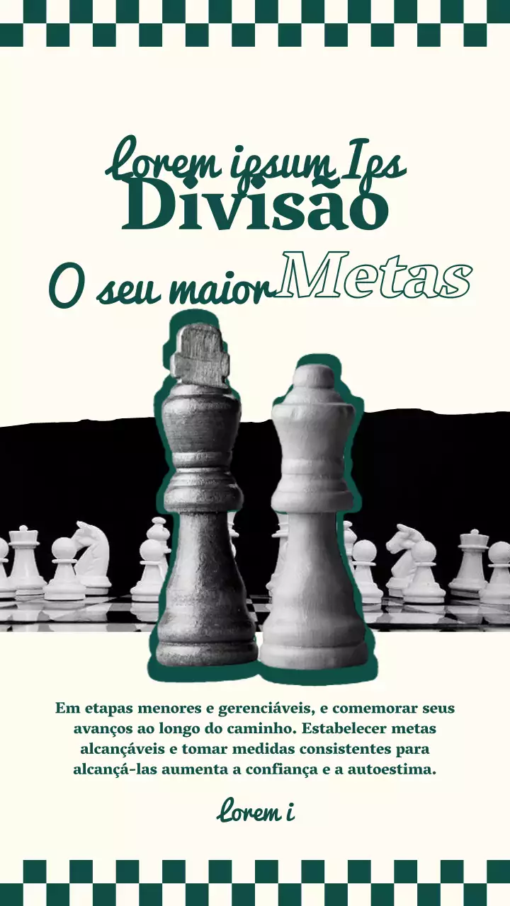 Verde Moderno Estabelecer objectivos alcançáveis Crescimento pessoal