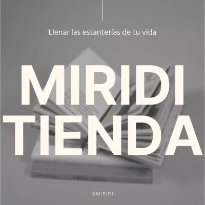 Promover una librería-café de moda en gris y beige