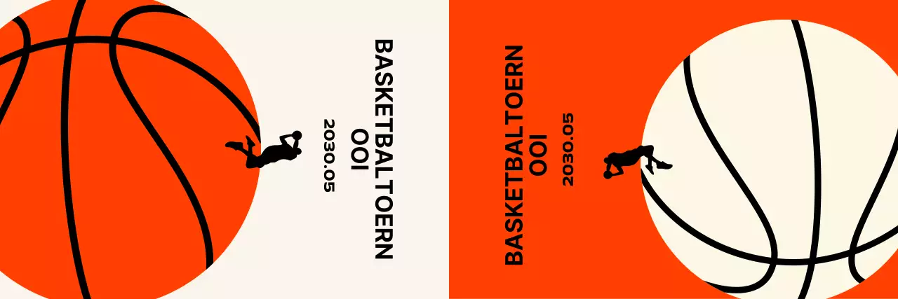 Eenvoudig ontwerp basketbaltoernooi met basketballen en mensen die basketballen