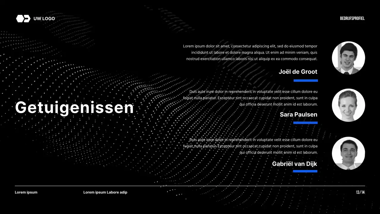 Black Tone Modern Bedrijf Introductie