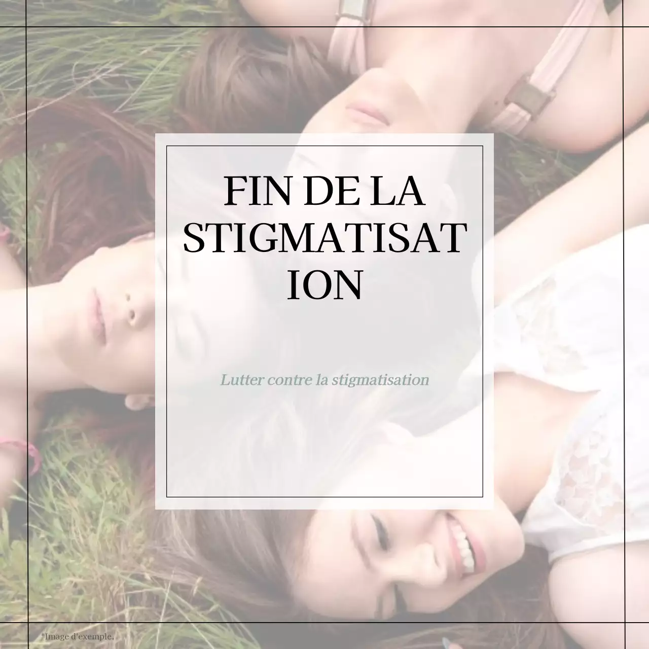 Jaune Bleu Gris Moderne Minimal Santé mentale Style de vie