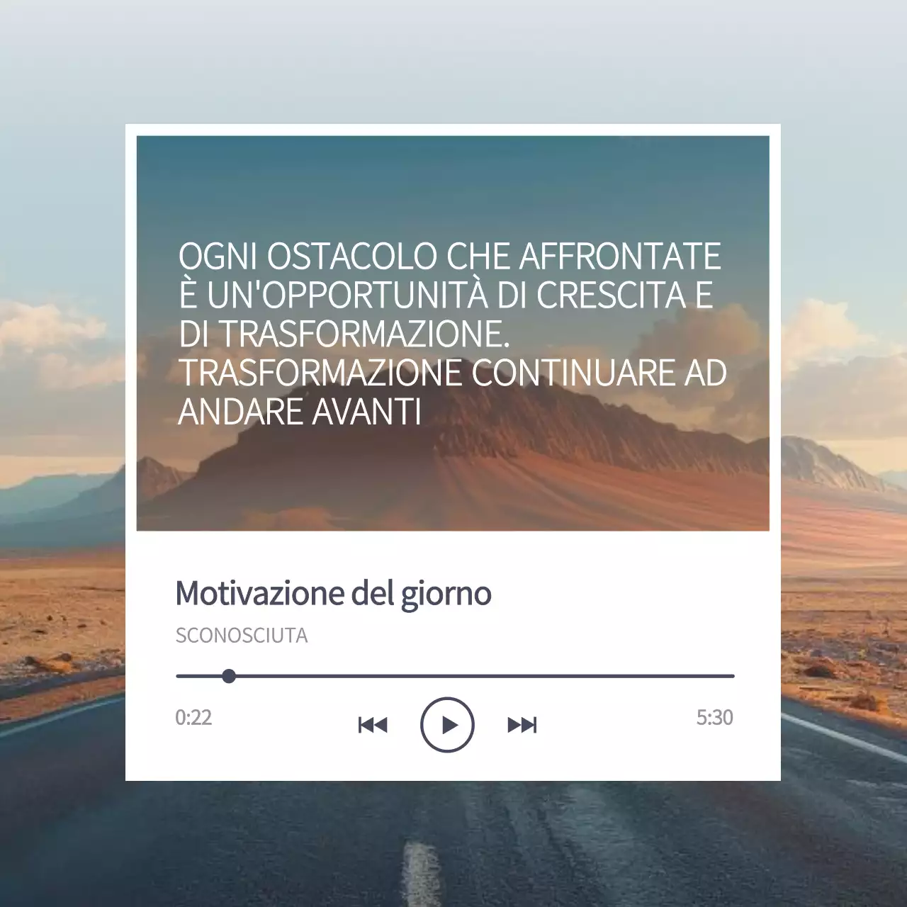 Blu Marrone Semplice Moderna Motivazionale Salute Mentale Citazione