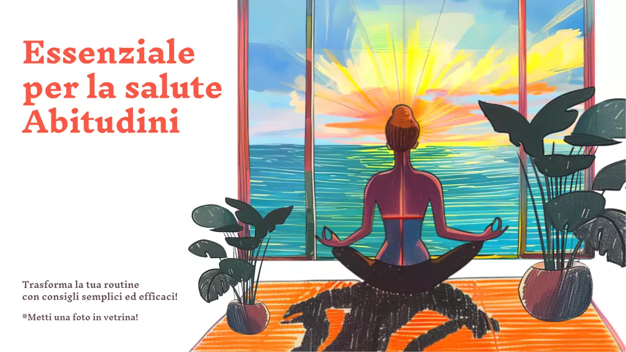 Promuovere la tendenza arancione e blu dell'esercizio fisico