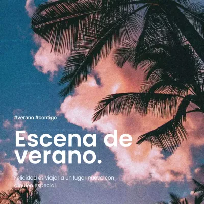 Emocionantes puestos de verano en azul marino y rosa