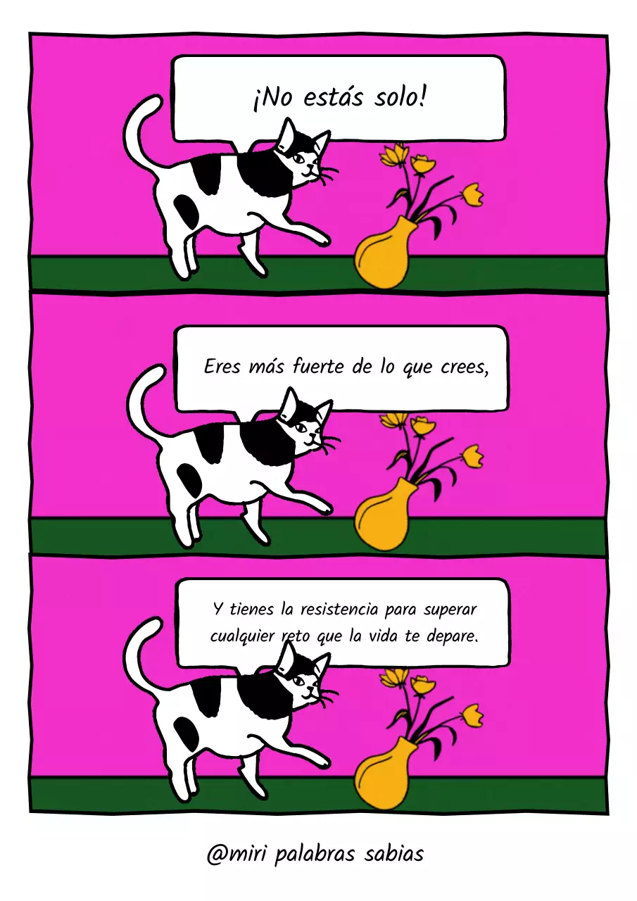 Publicar una ilustración de dibujos animados de un lindo gato en verde y azul claro