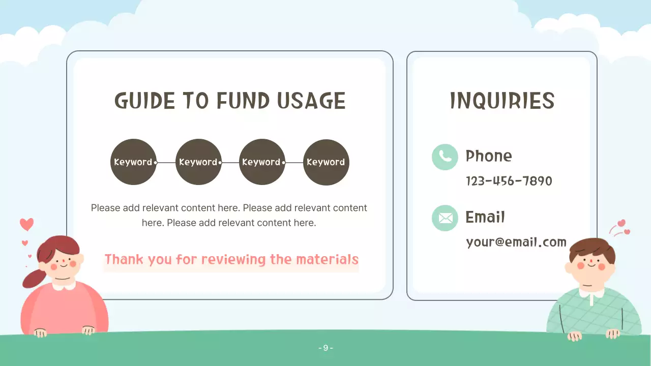 컬러풀 심플 어린이 이벤트 프레젠테이션