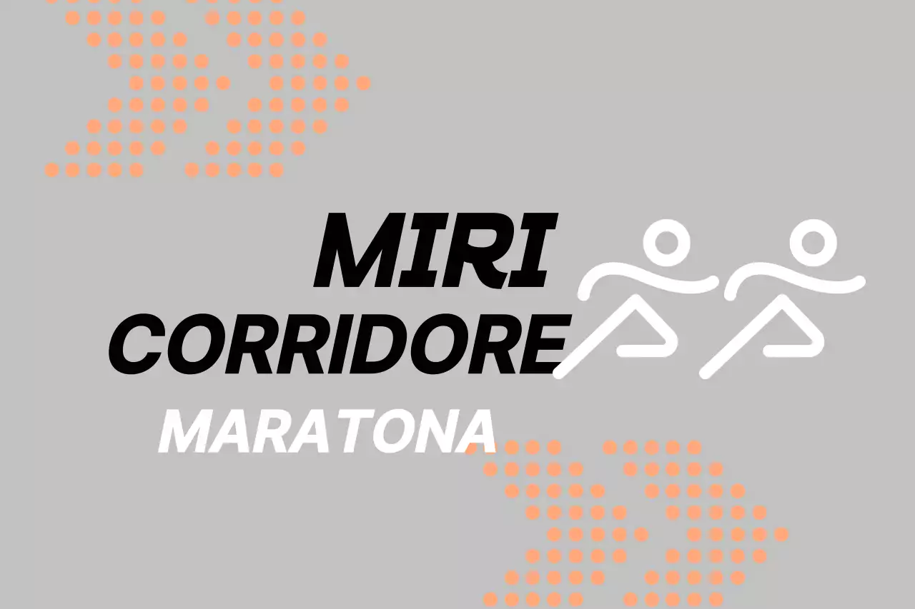 Promuovere la maratona in arancione e nero