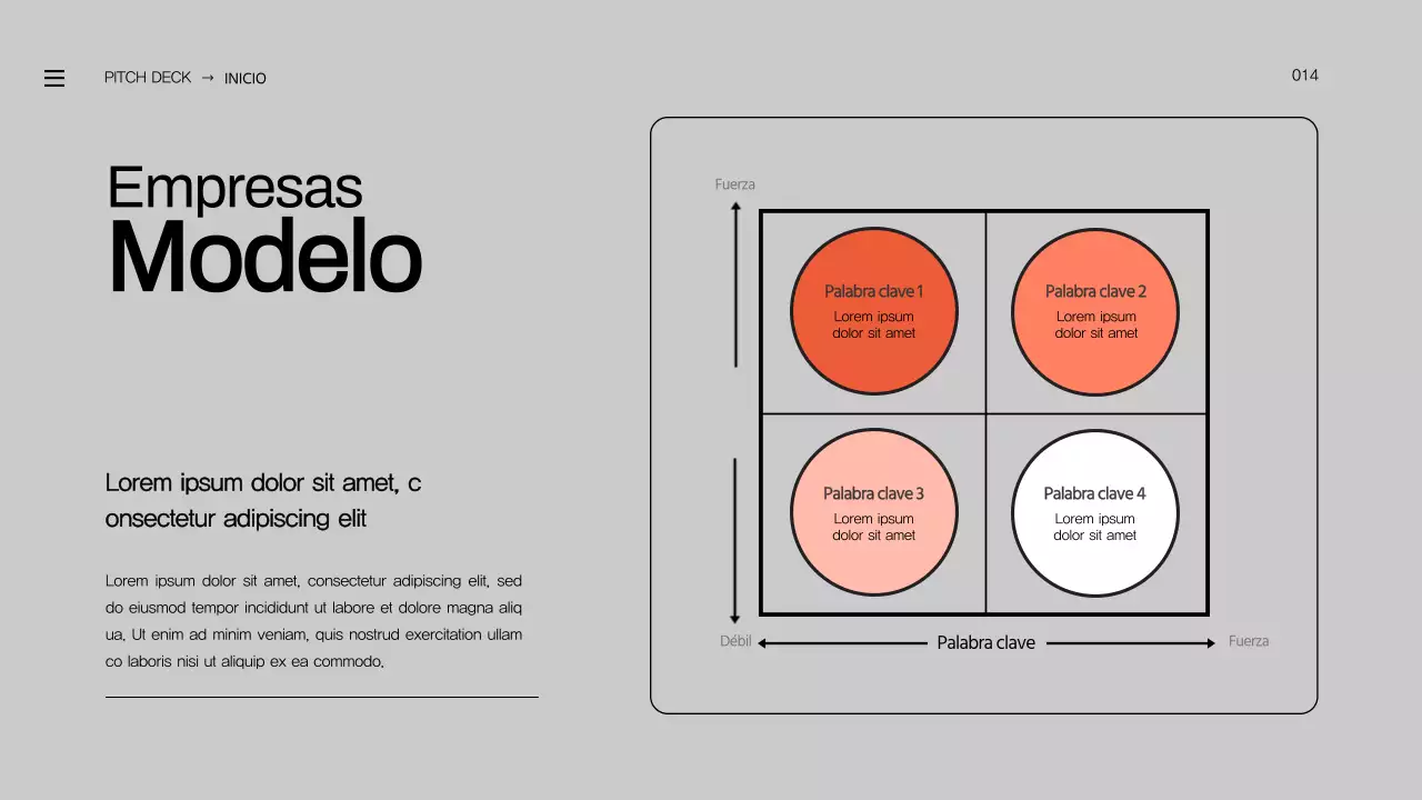 Orange Bold Business Startup Pitch Deck Propuesta