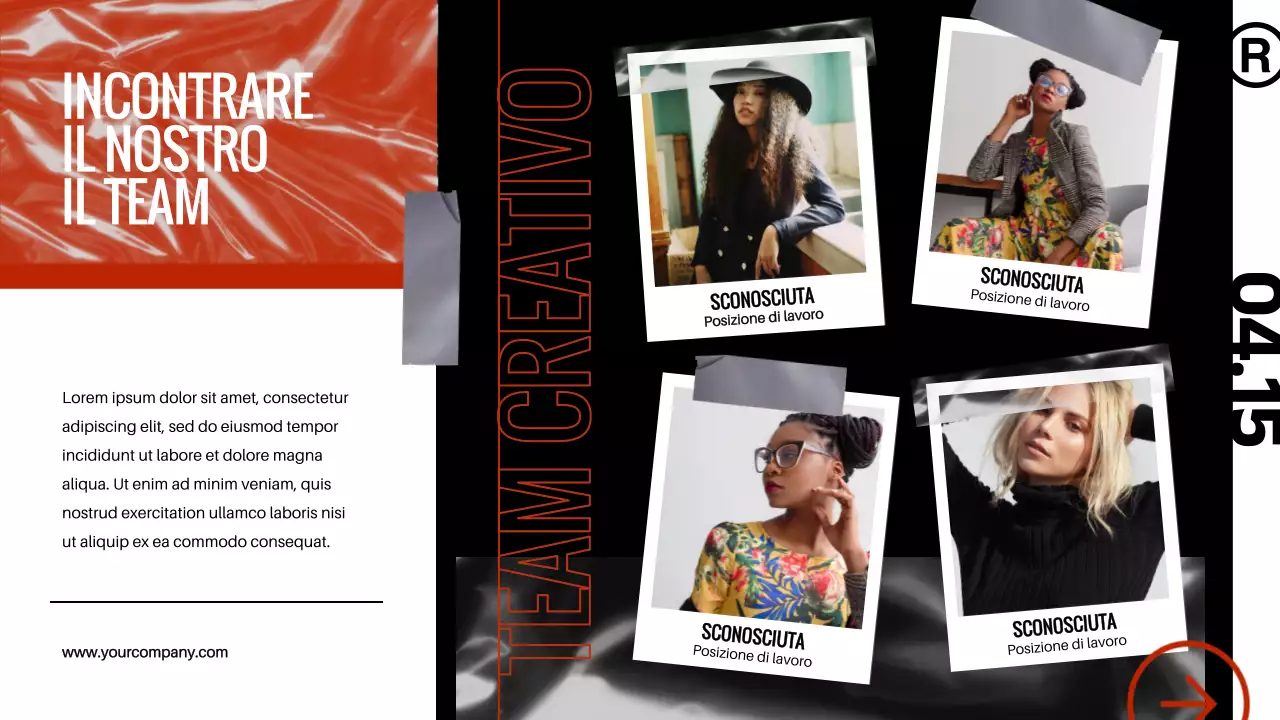 Red Black Modern Bold Profilo aziendale Introduzione