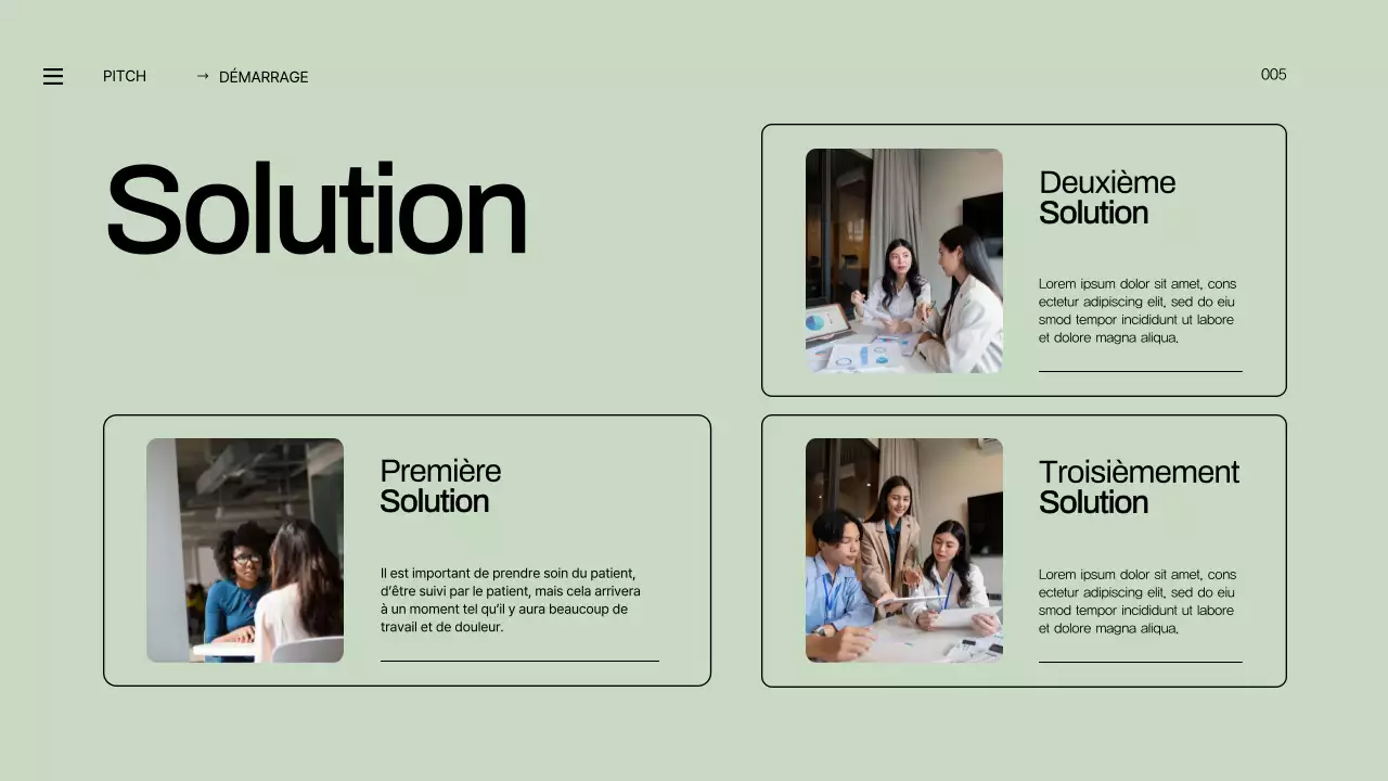 Orange Bold Business Startup Pitch Deck Proposal