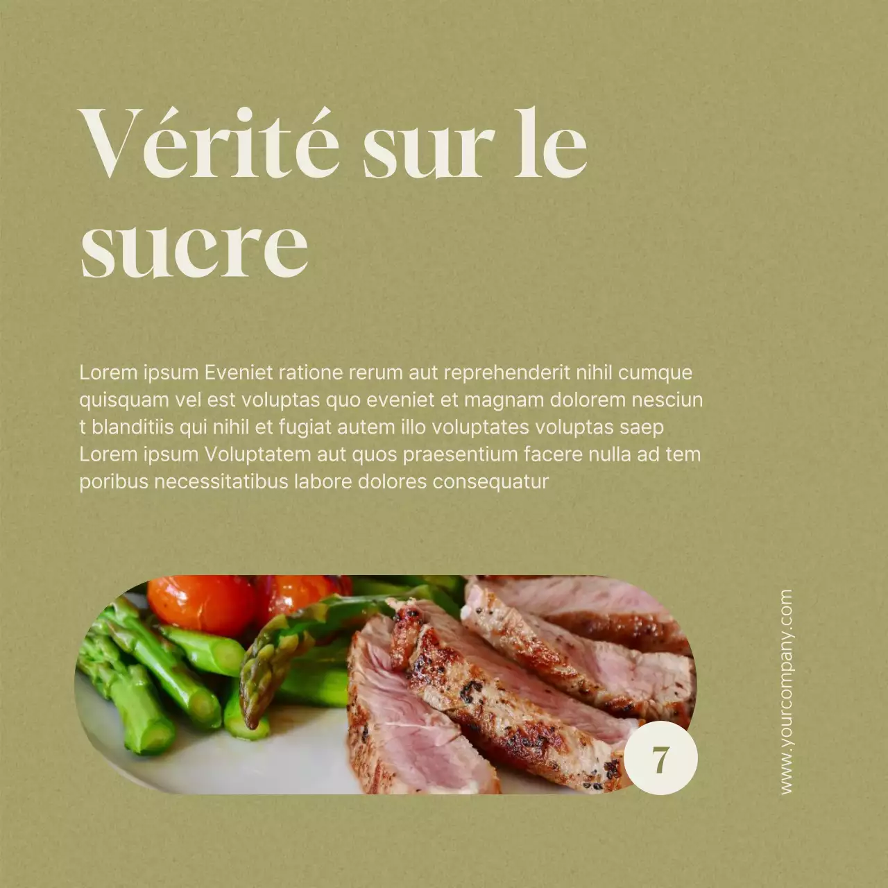 Green and Beige Modern Healthy Food Diet Tips (en anglais)