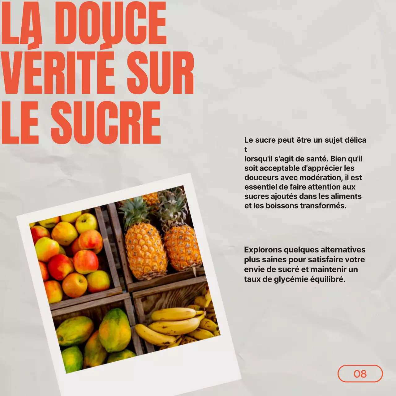 Grey Red Vintage Healthy Food & Diet Guide