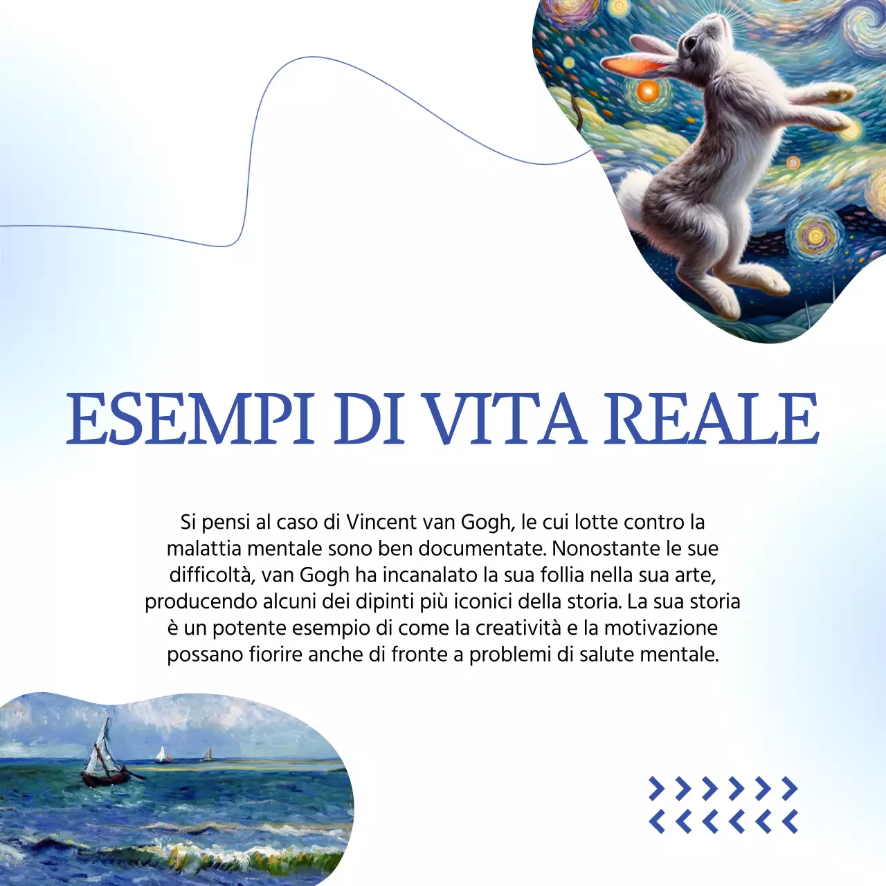 Blu Bianco Minimal Geometrico Notizie sulla salute