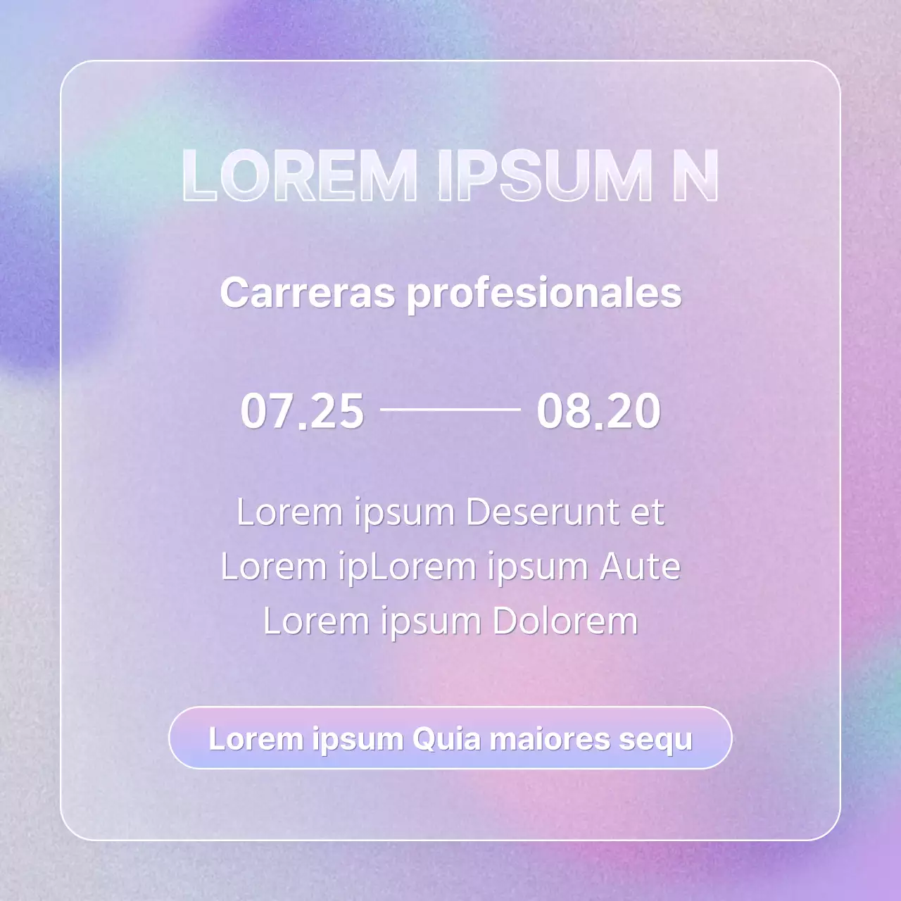 Información profesional sencilla en malva