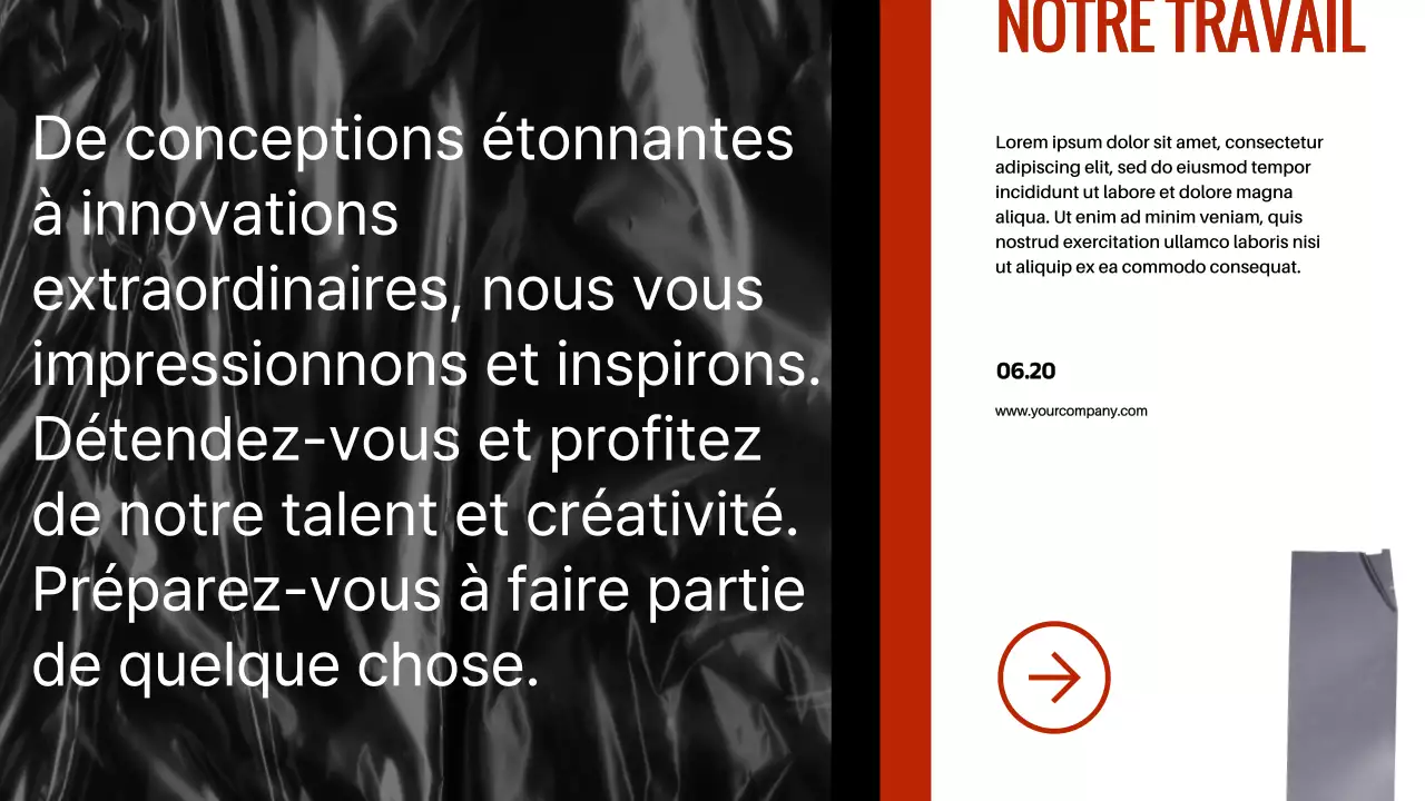 Red Black Modern Bold Business Profil de l'entreprise Introduction