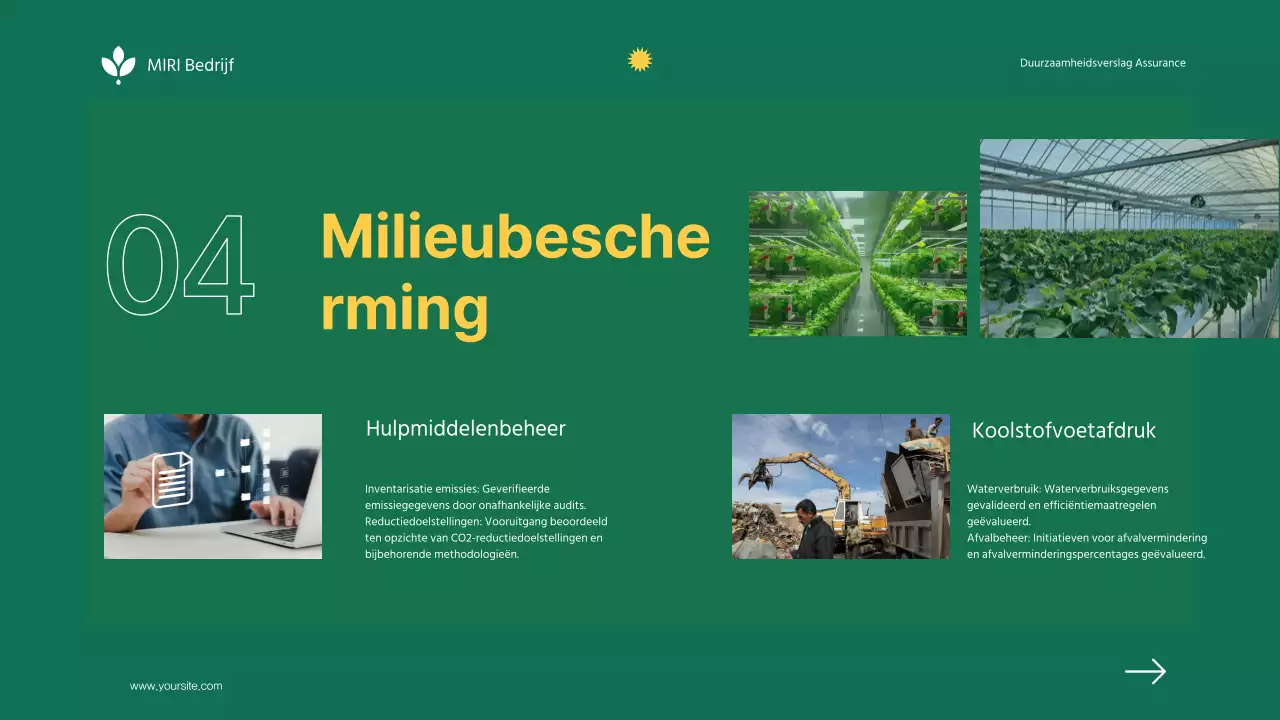 Duurzaamheidsverslag van Green Minimalist Company