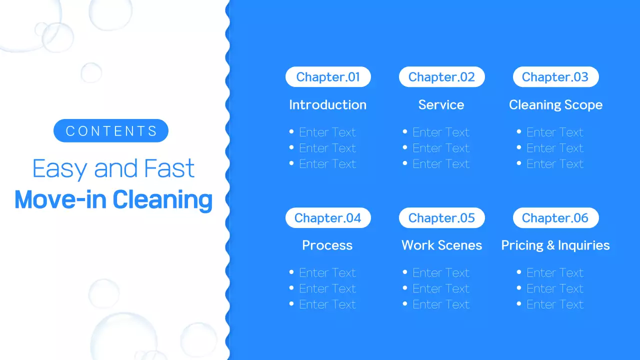 Blue Clean Cleaning Promotion Presentation