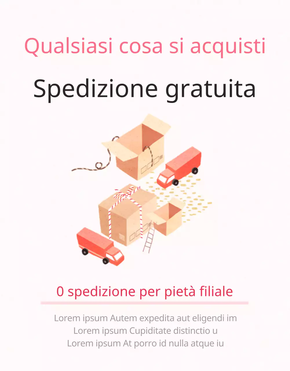 Simpatico annuncio di offerta per la festa della mamma in rosa e avorio