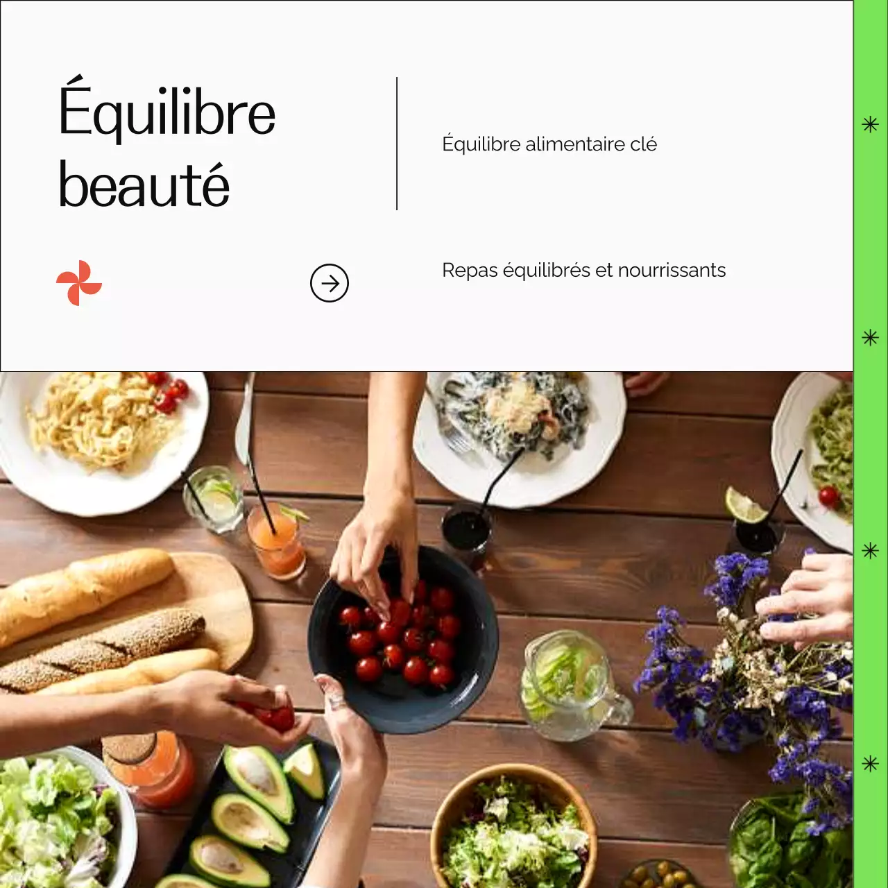 Green and Orange Guide pour un mode de vie sain et simple