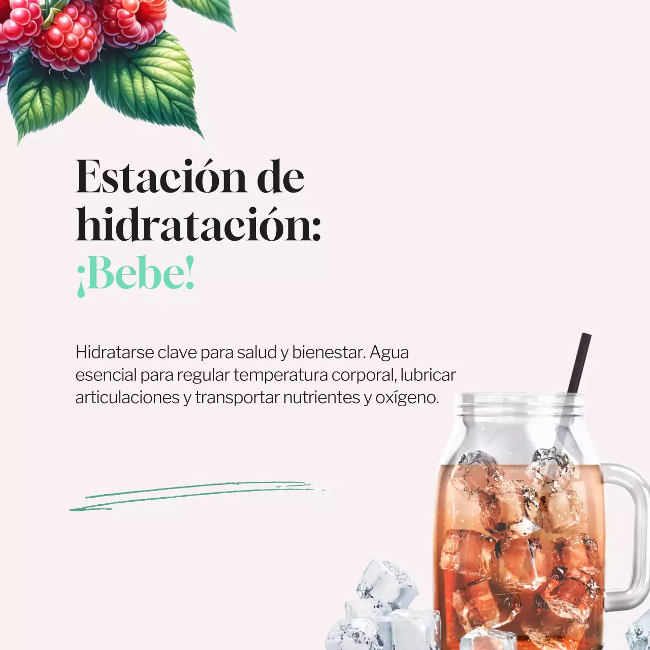 Mint Blue Tropical Healthy Food & Diet Descripción general