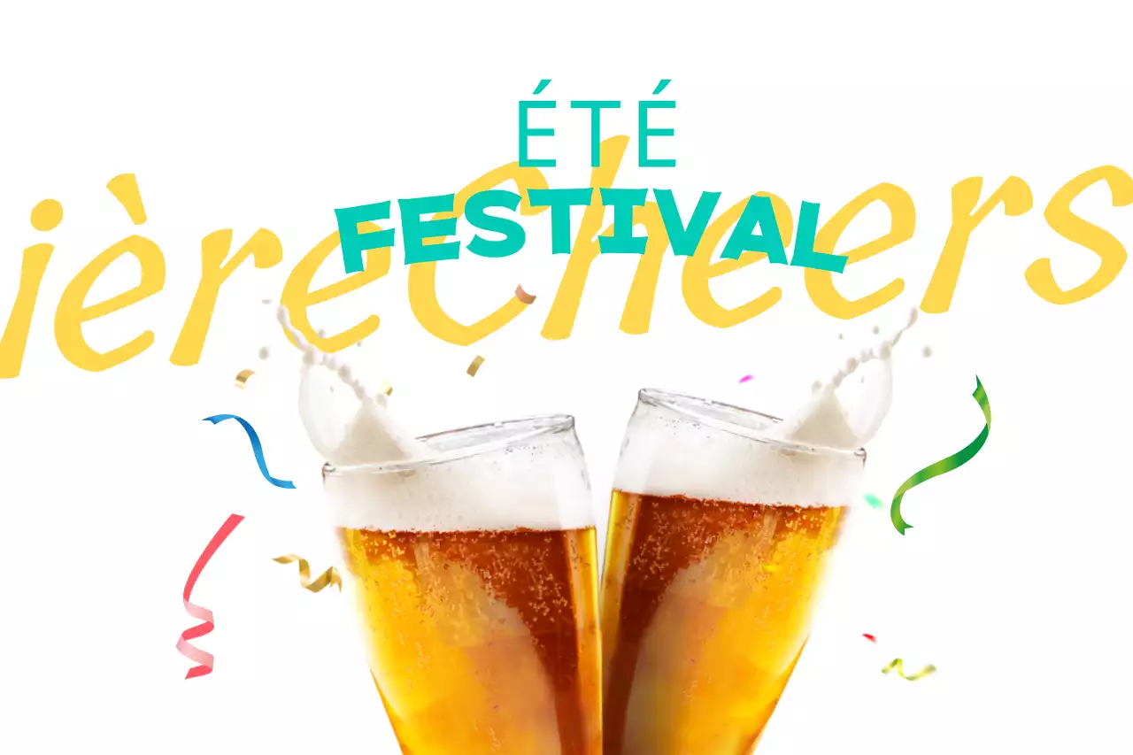 Boissons et papeterie inspirées des festivals d'été