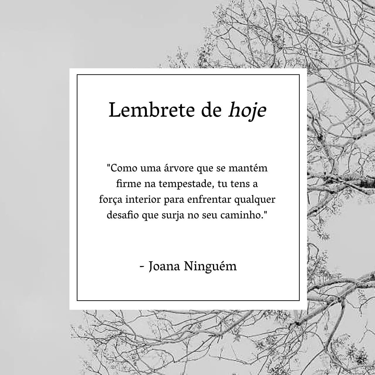Preto e branco Basic Minimal Plain Quote Inspiring Memo