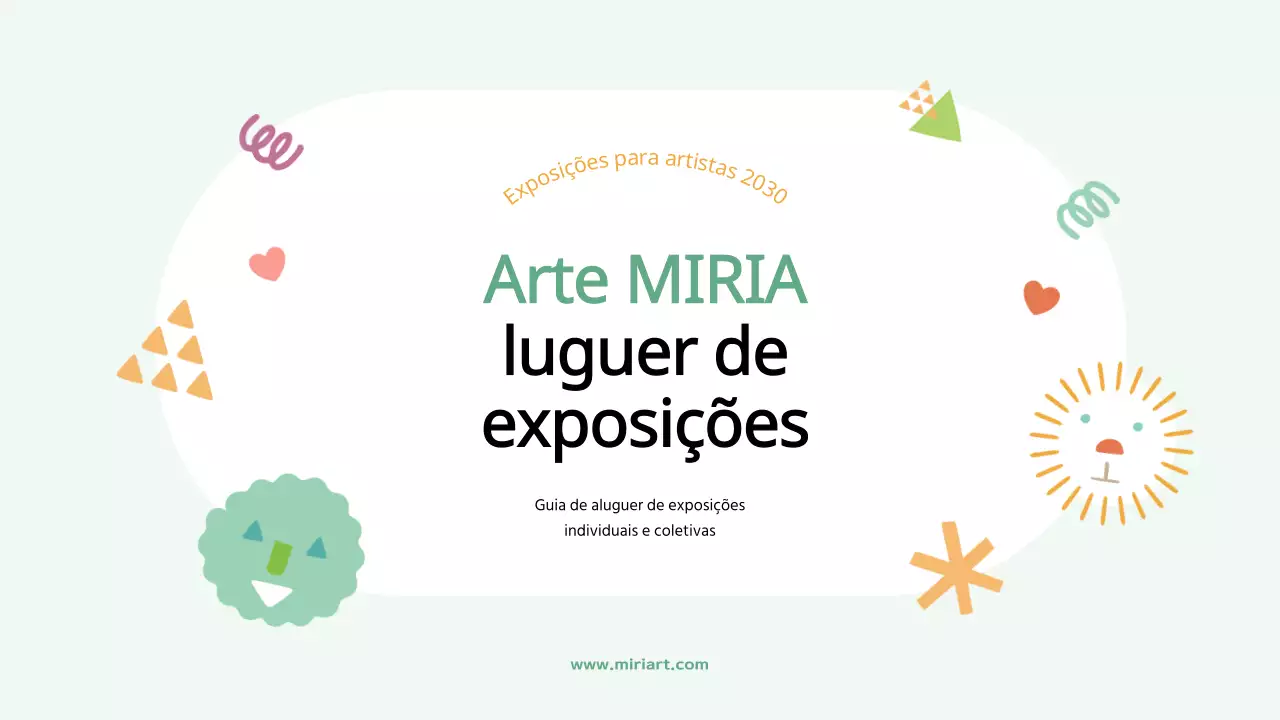 Um guia para alugar uma exposição de cores vivas