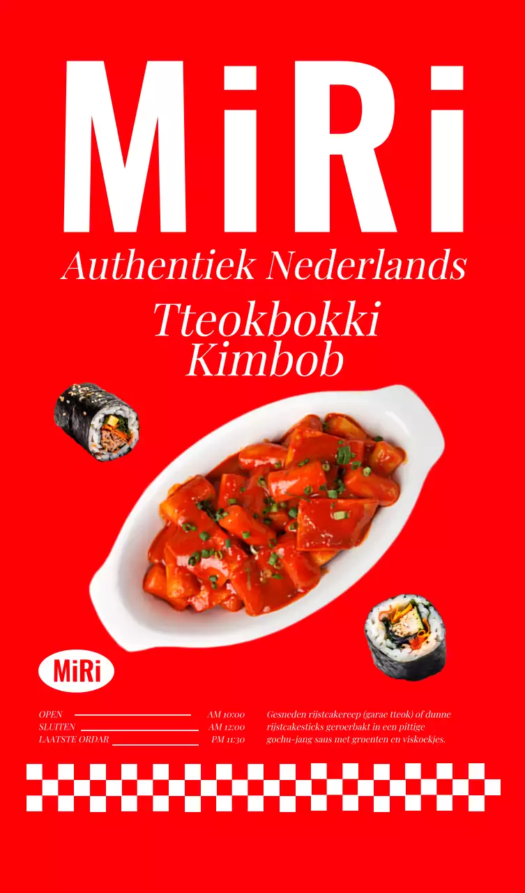 Bistro Menubordstandaard POP A