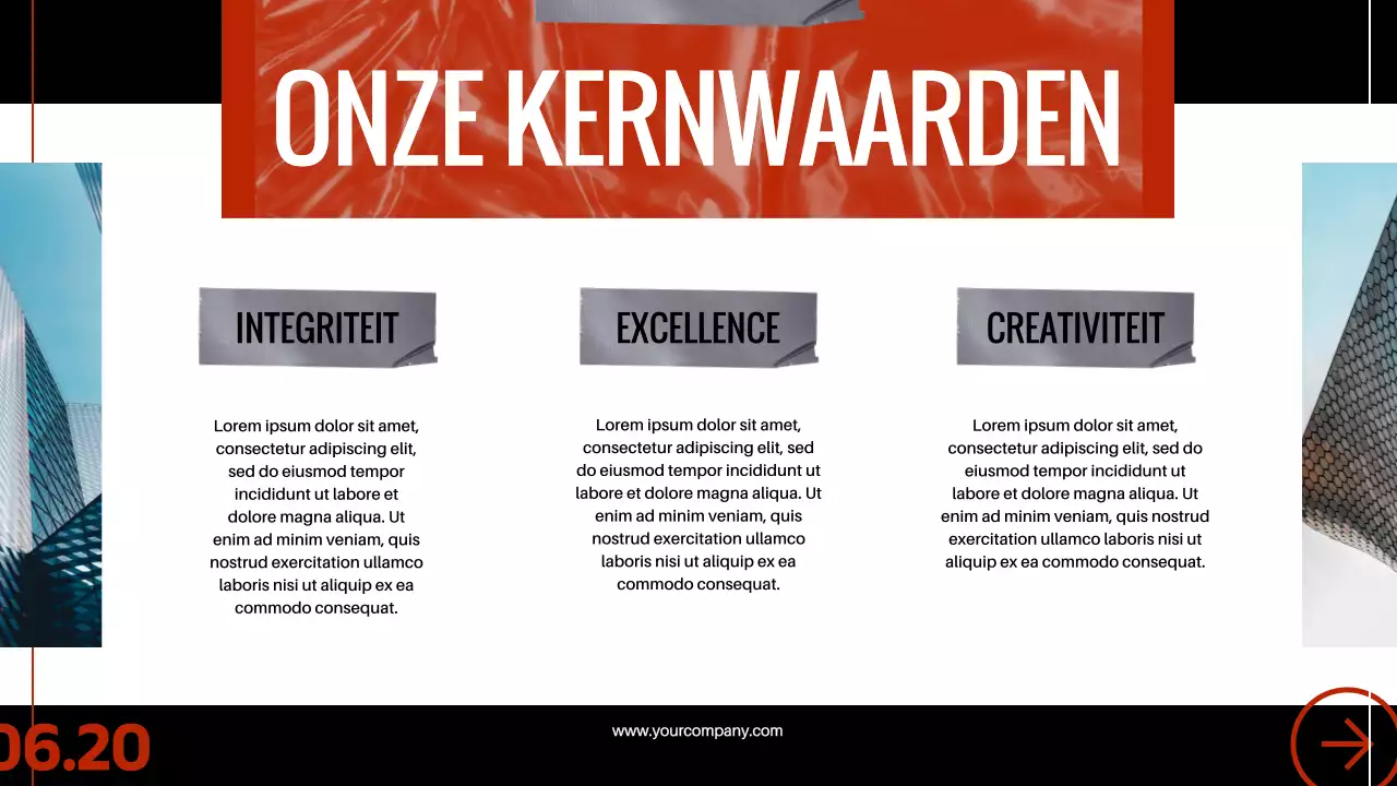 Red Black Modern Bold Bedrijfsprofiel Introductie