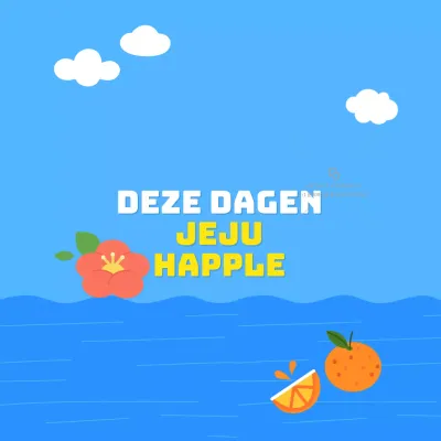 De blauwe hotspots van Jeju promoten