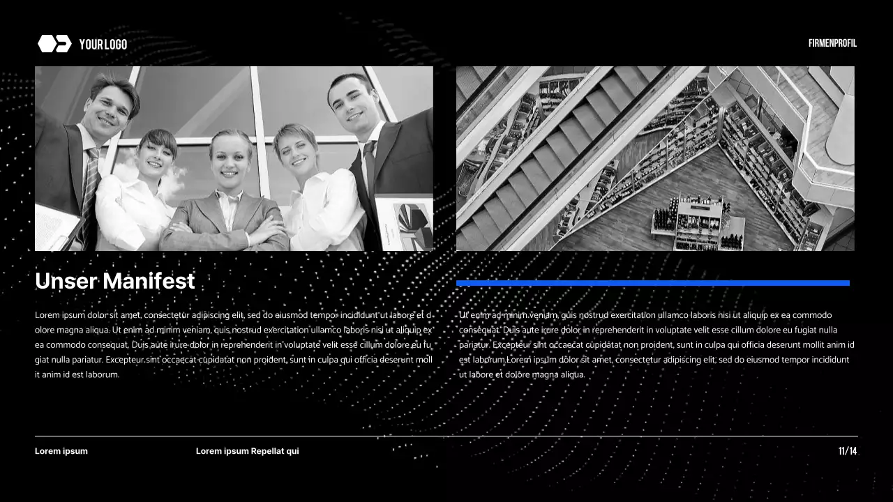 Black Tone Modern Unternehmen Einführung