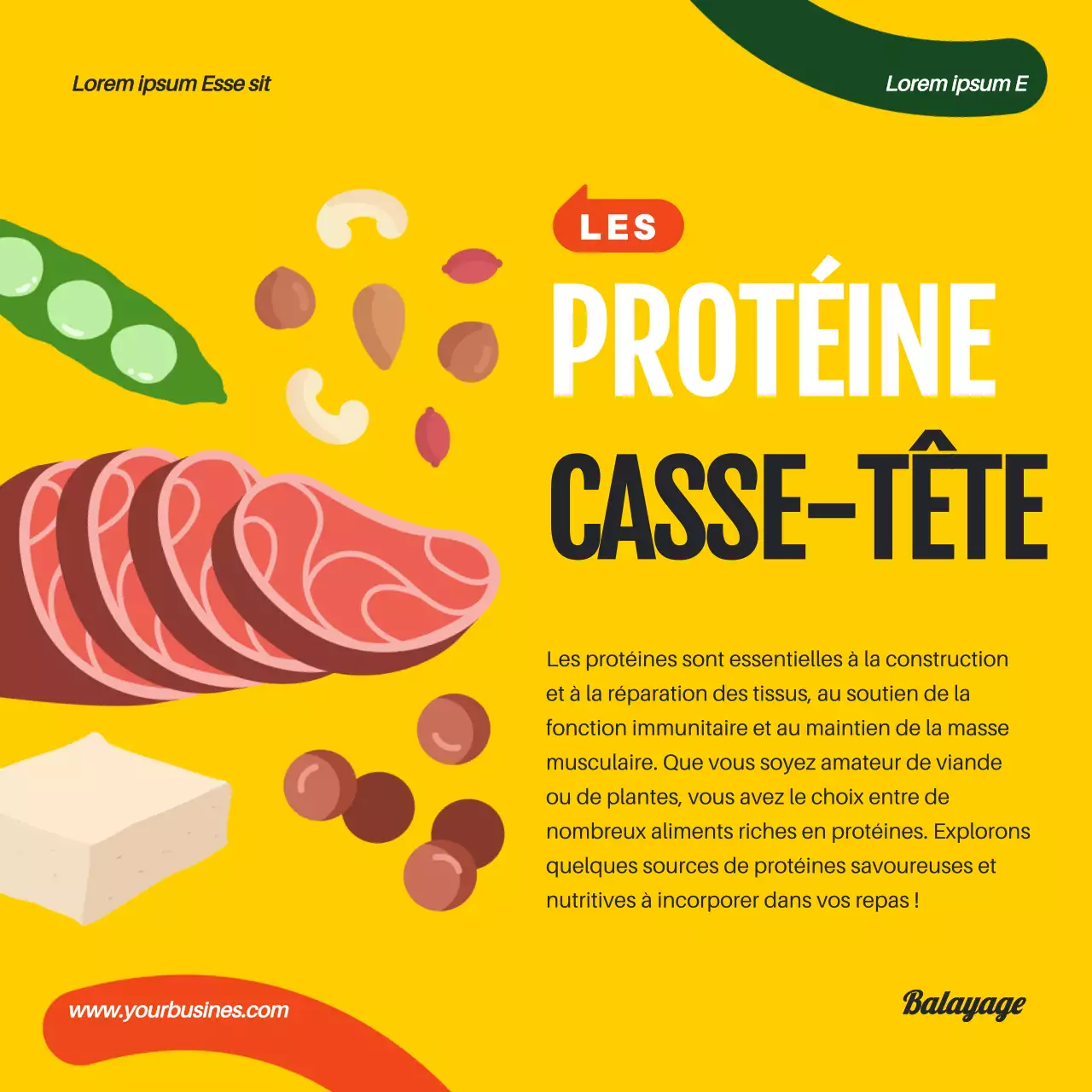 Popart géométrique orange vert Alimentation saine et régime alimentaire