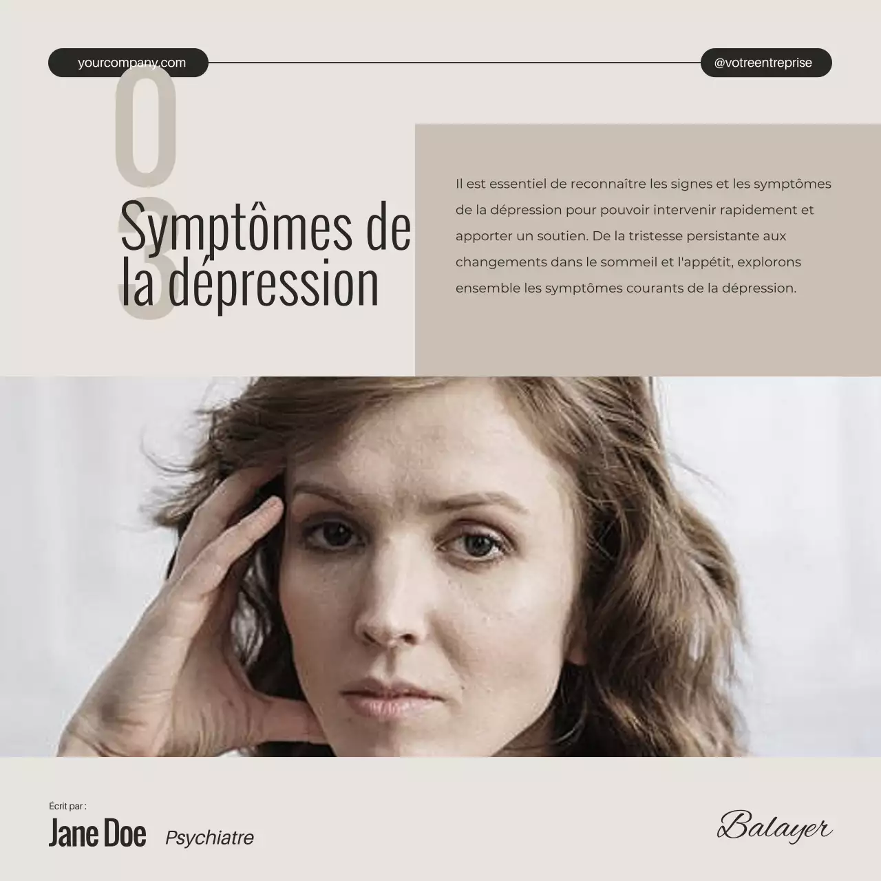Campagne Ivory Black and White Minimal Mental Health Depression Unveiled (en anglais)