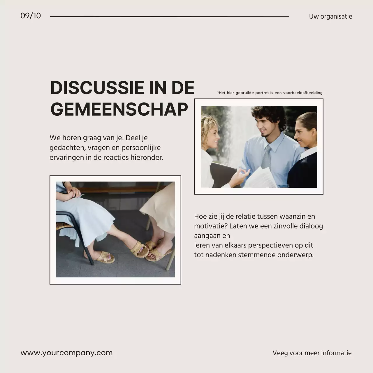 Beige en zwart Modern Medisch Blog Promotie