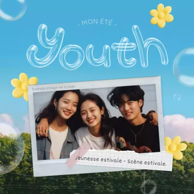 Le bleu clair est la couleur de l'été