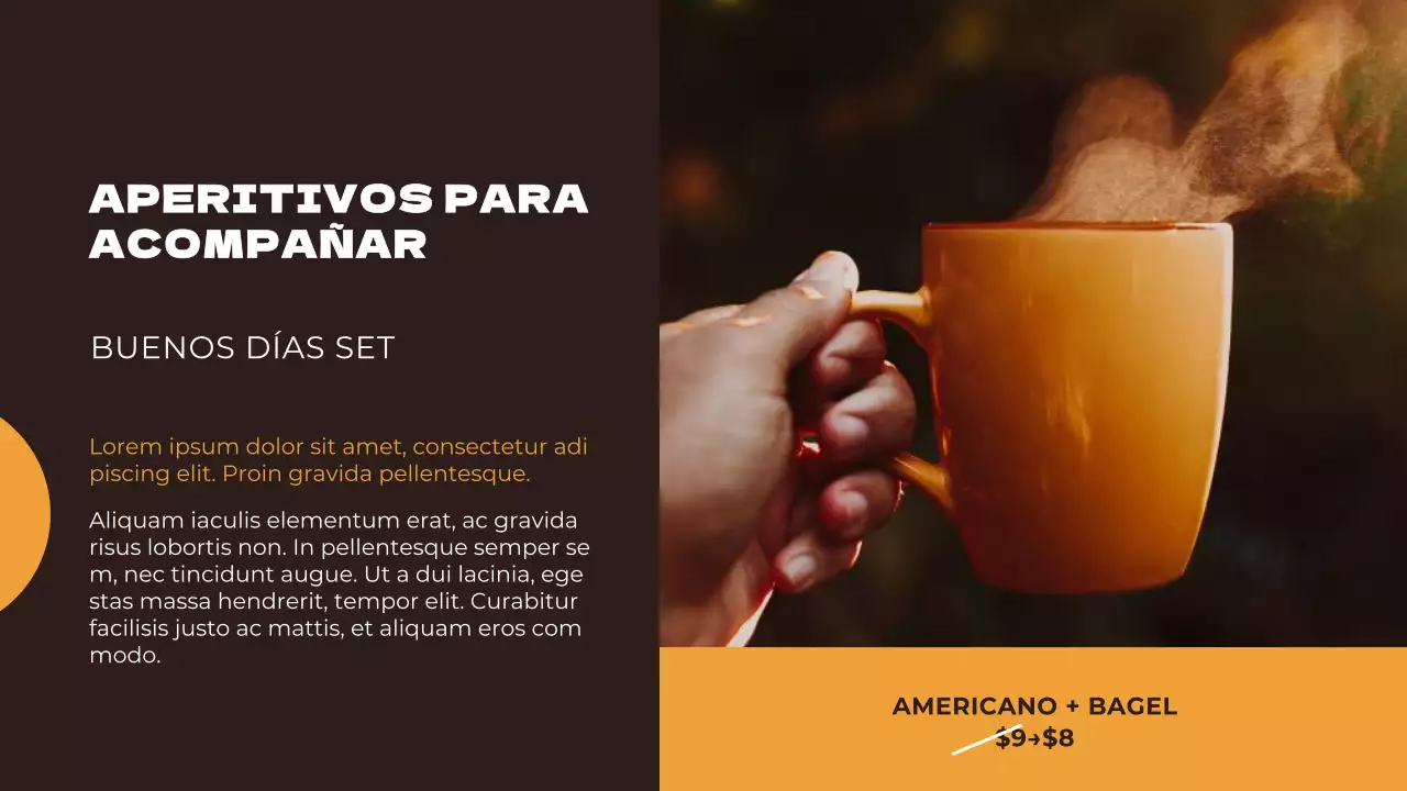 Tienda Simple Naranja y Marrón Cartel Digital Publicidad Promoción