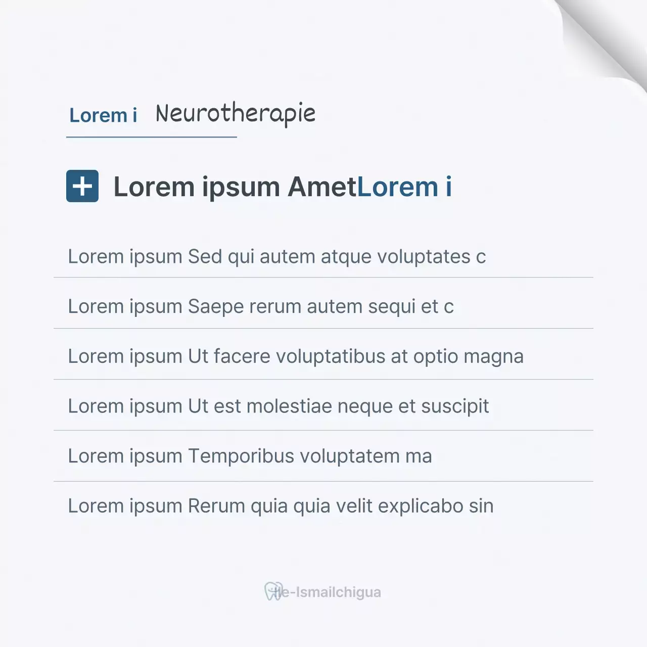 Een eenvoudige witte en lichtblauwe social media-kit voor de marketing van tandartspraktijken om de praktijk te promoten.