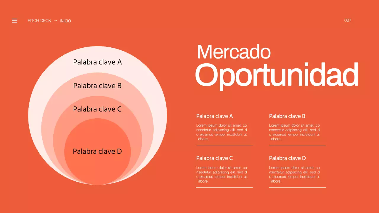 Orange Bold Business Startup Pitch Deck Propuesta