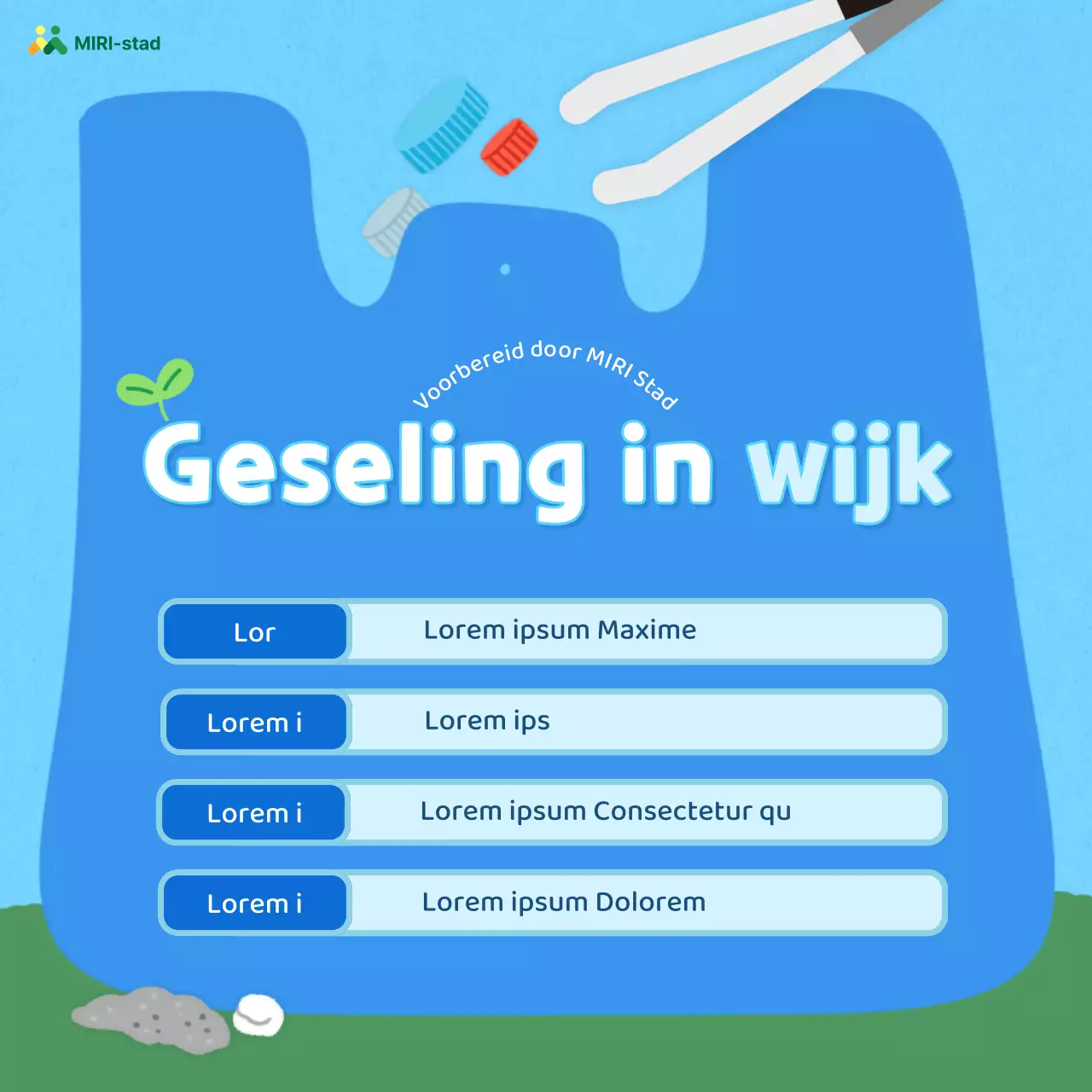 Promoot een leuke beige en groene Earth Day-campagne