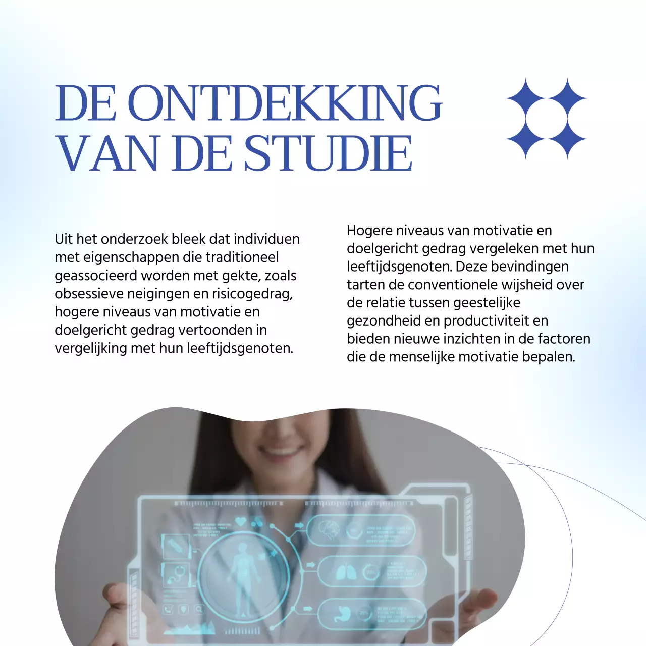 Blauw Wit Minimal Geometrisch Gezondheid Nieuws