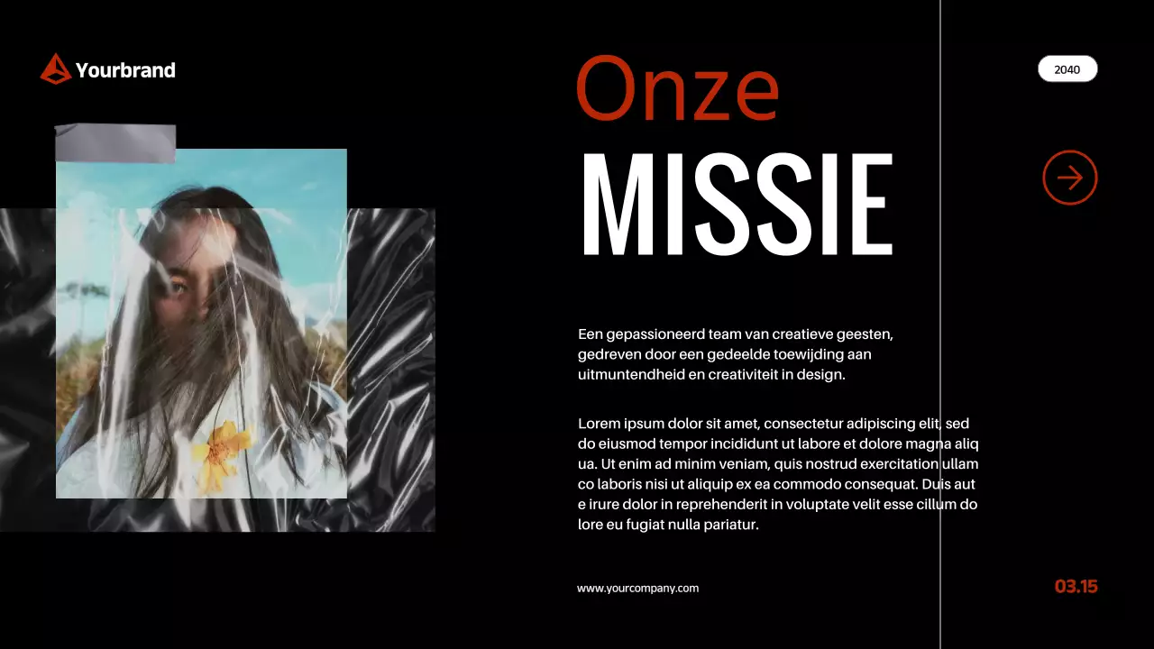 Red Black Modern Bold Bedrijfsprofiel Introductie