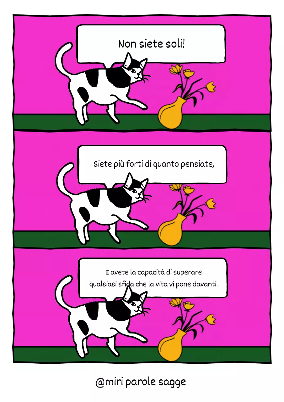 Pubblicare un'illustrazione a fumetti di un simpatico gatto in verde e azzurro