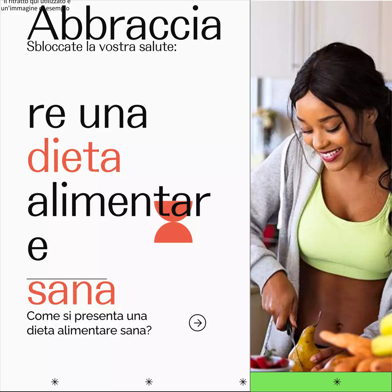 Guida allo stile di vita sano e semplice di Verde e Arancio