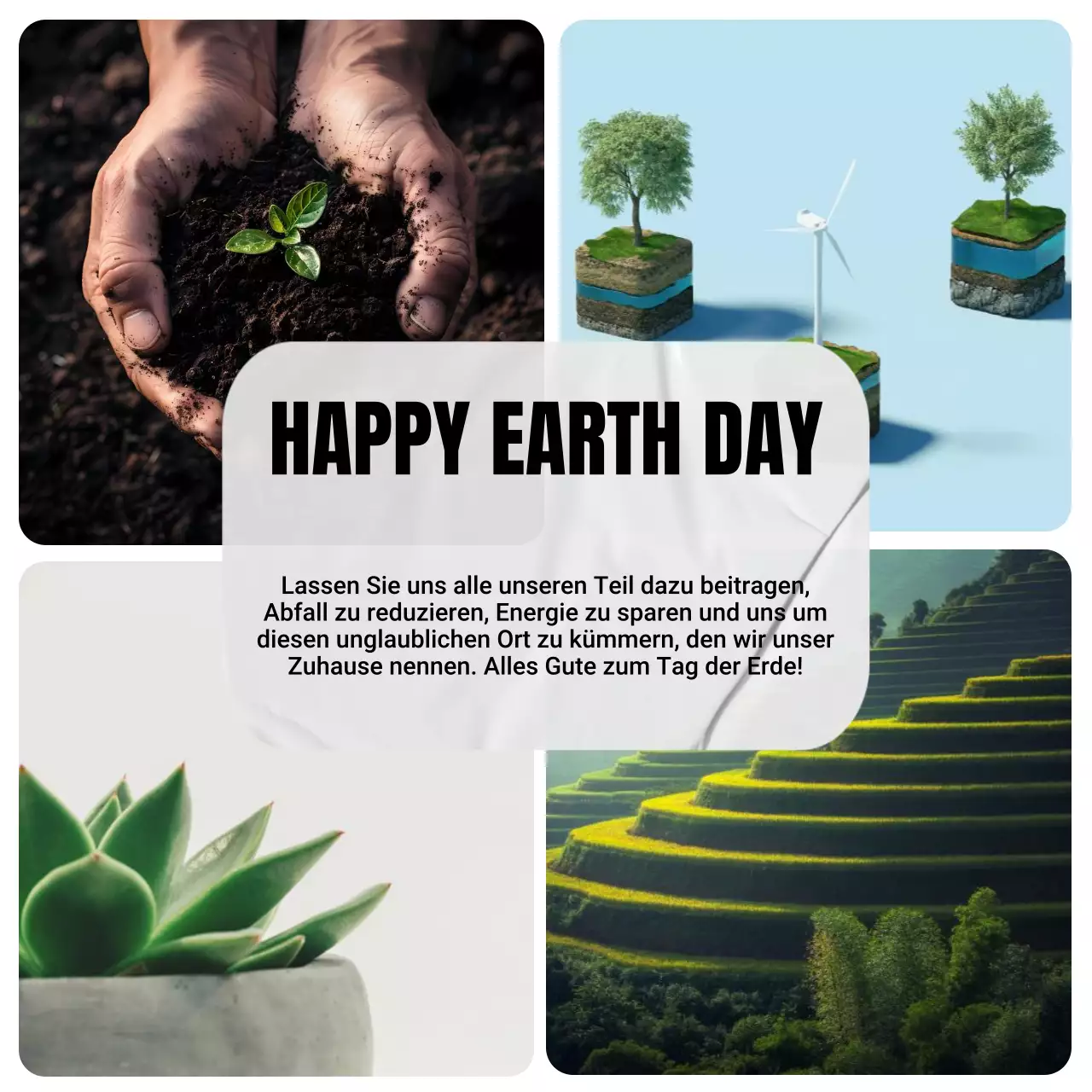 Grün Weiß Ästhetik Natur Ökologie Happy Earth Day