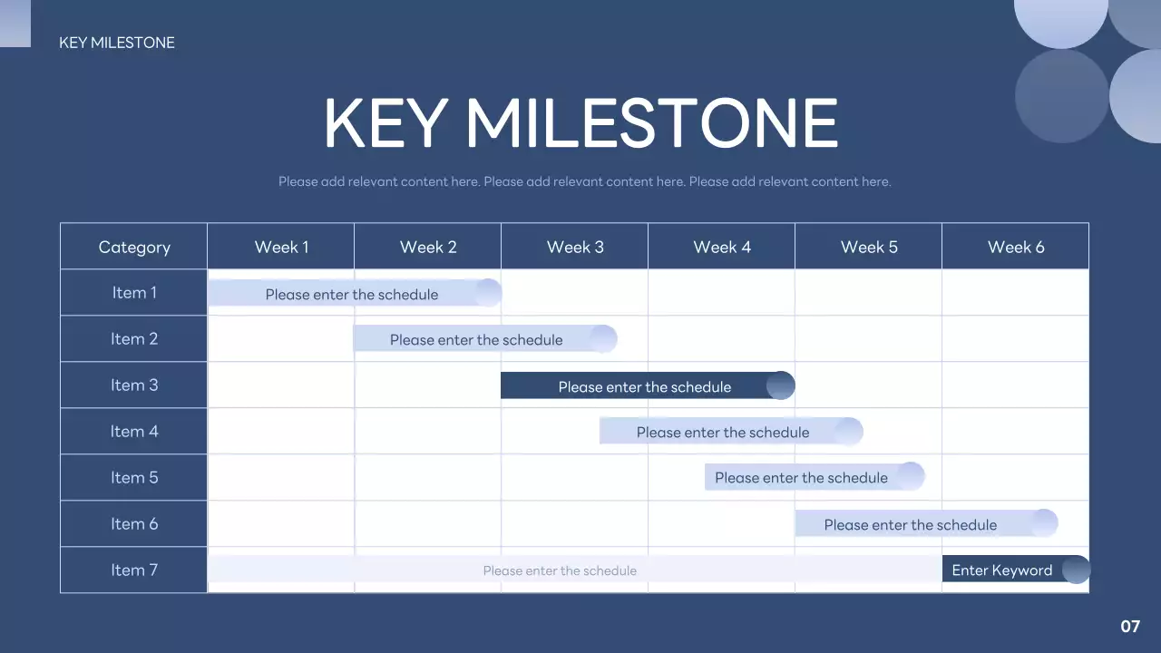 Navy Modern Project Presentation
