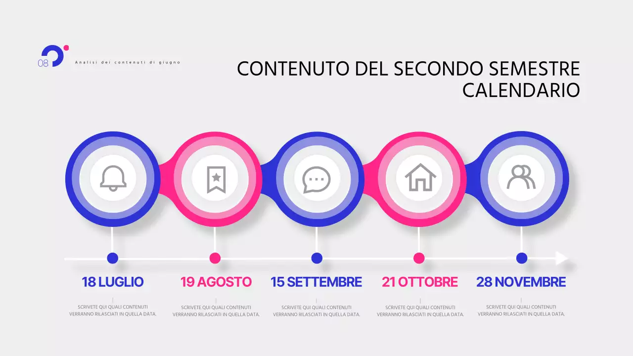 Rapporti di approfondimento pop-art in blu e rosa acceso