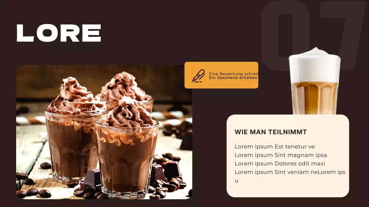 Orange und Braun Einfaches Geschäft Digitales Schild Werbung Promotion