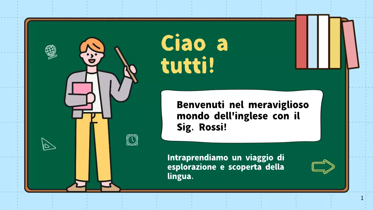 Rosso e giallo Materiale didattico di introduzione per insegnanti moderni